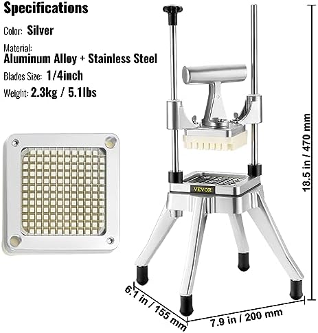 VEVOR Commercial Vegetable Chopper 14 Blade Chopper