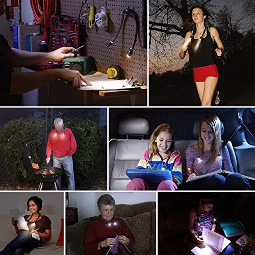 Betensh Rechargeable Book Light for Travel and Reading