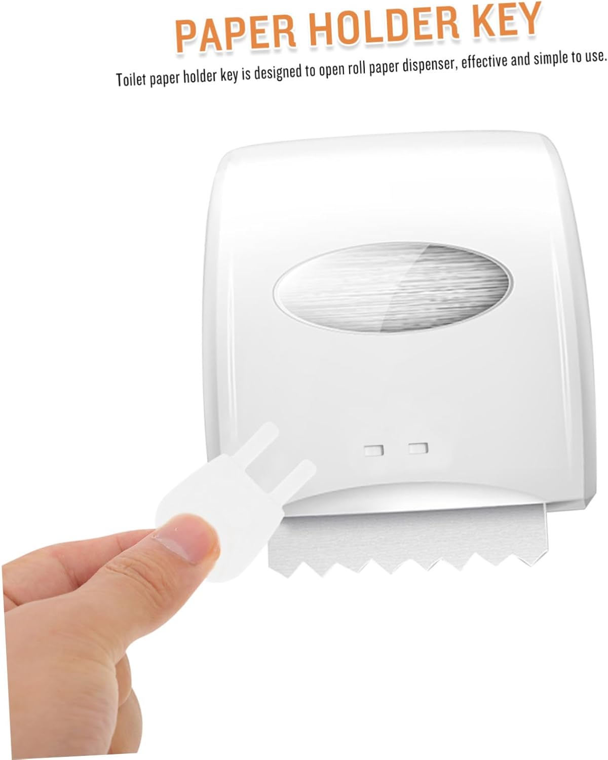 VOSAREA Sturdy Toilet Paper Dispenser Replacement Key