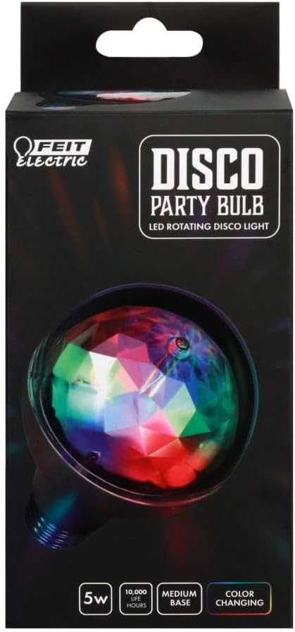 Feit Electric Multicolor RGB Disco Light Bulb A19