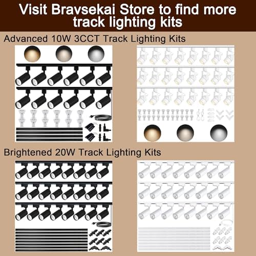 Bravsekai H-Type Track Lighting Connector