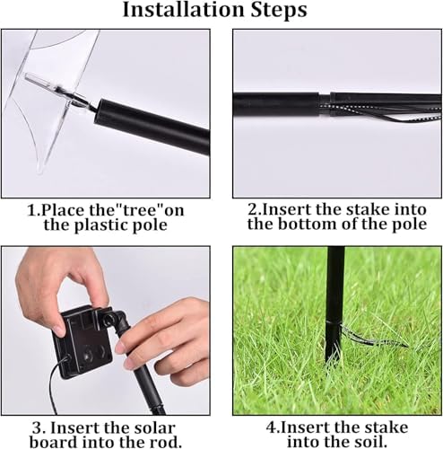 ILLUMINEW Solar Pathway Christmas Lights Set of 5