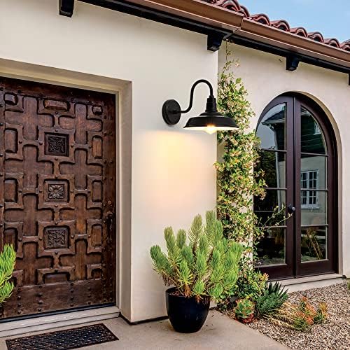 Double Century 2-Pack Barn Light Outdoor Wall Sconce