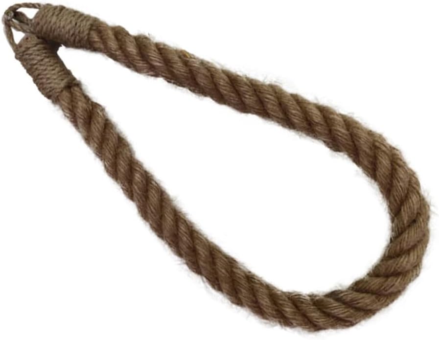 FIXOSHEE Retro Hanging Toilet Paper Holder with Rope Design