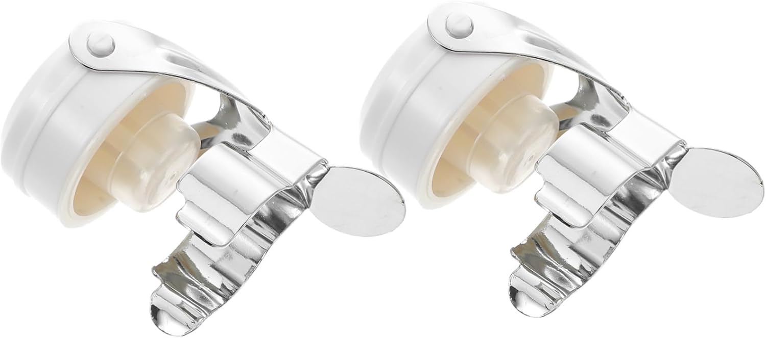 Zerodeko 2pcs Stainless Steel Wine Stoppers
