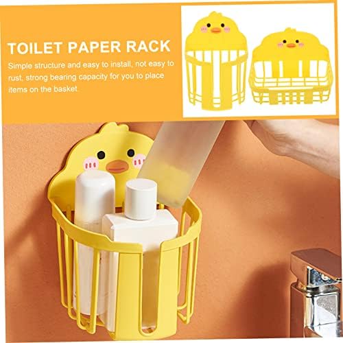 Homoyoyo Toilet Paper Holder Wall Mounted Cartoon Design 2pcs