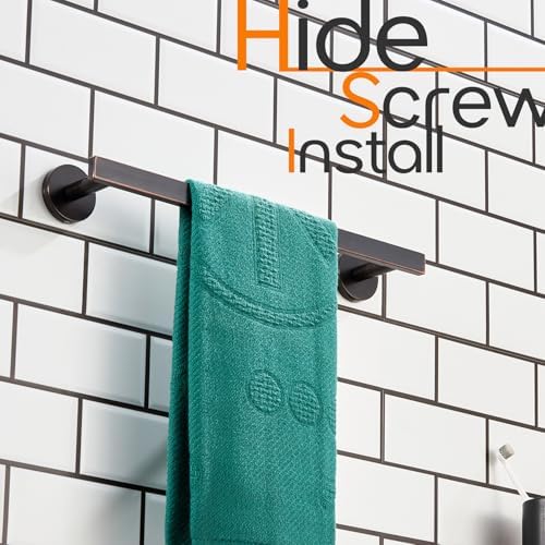16 Inch Modern Towel Bar Oil Rubbed Bronze