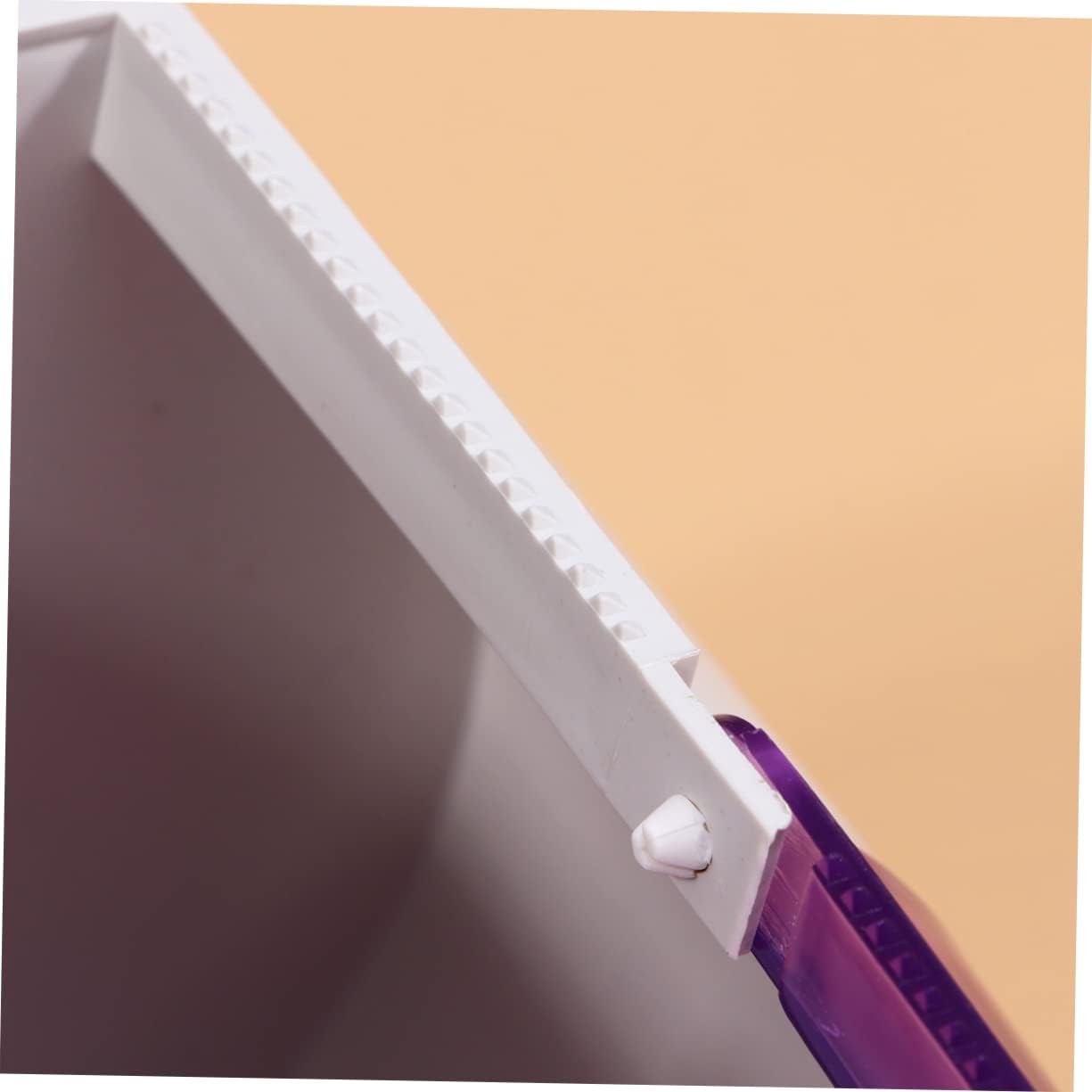 Alipis Purple Toilet Tissue Box with Translucent Visual Design