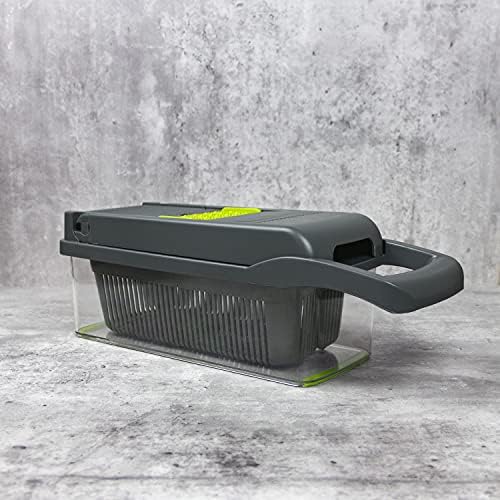 KAUKKO 9-in-1 Veggie Chopper with Container - Black