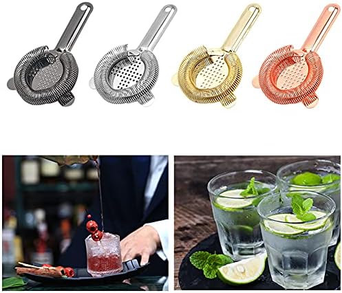 Heavy Duty Stainless Steel Hawthorne Strainer for Cocktails
