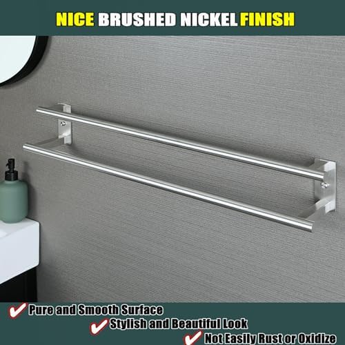 Alise Double Towel Bar 32 Inch Stainless Steel 1