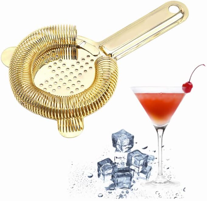 Heavy Duty Stainless Steel Hawthorne Strainer for Cocktails