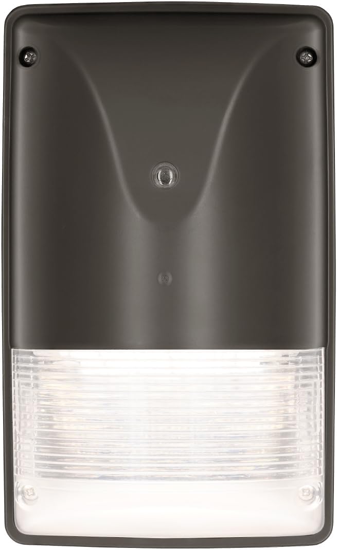 LEDVANCE Mini Wall Pack LED Light 10W Dimmable 80 CRI Black - 1 Pack