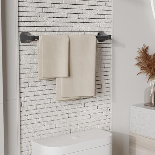 18 Inch Matte Black Towel Bar for Bathroom Kitchen