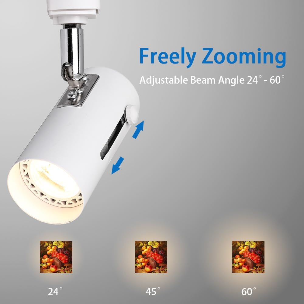 EAGLOD Dimmable 8W LED Track Light Heads - 10 Pack White