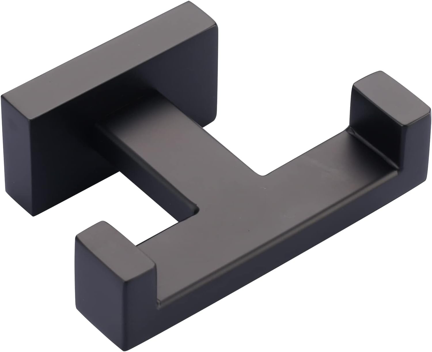 IVIGA Double Bathroom Towel Hook - Matte Black