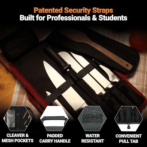 Chef Sac Chef Knife Roll Bag with 8 Pockets and 2 Flaps 1