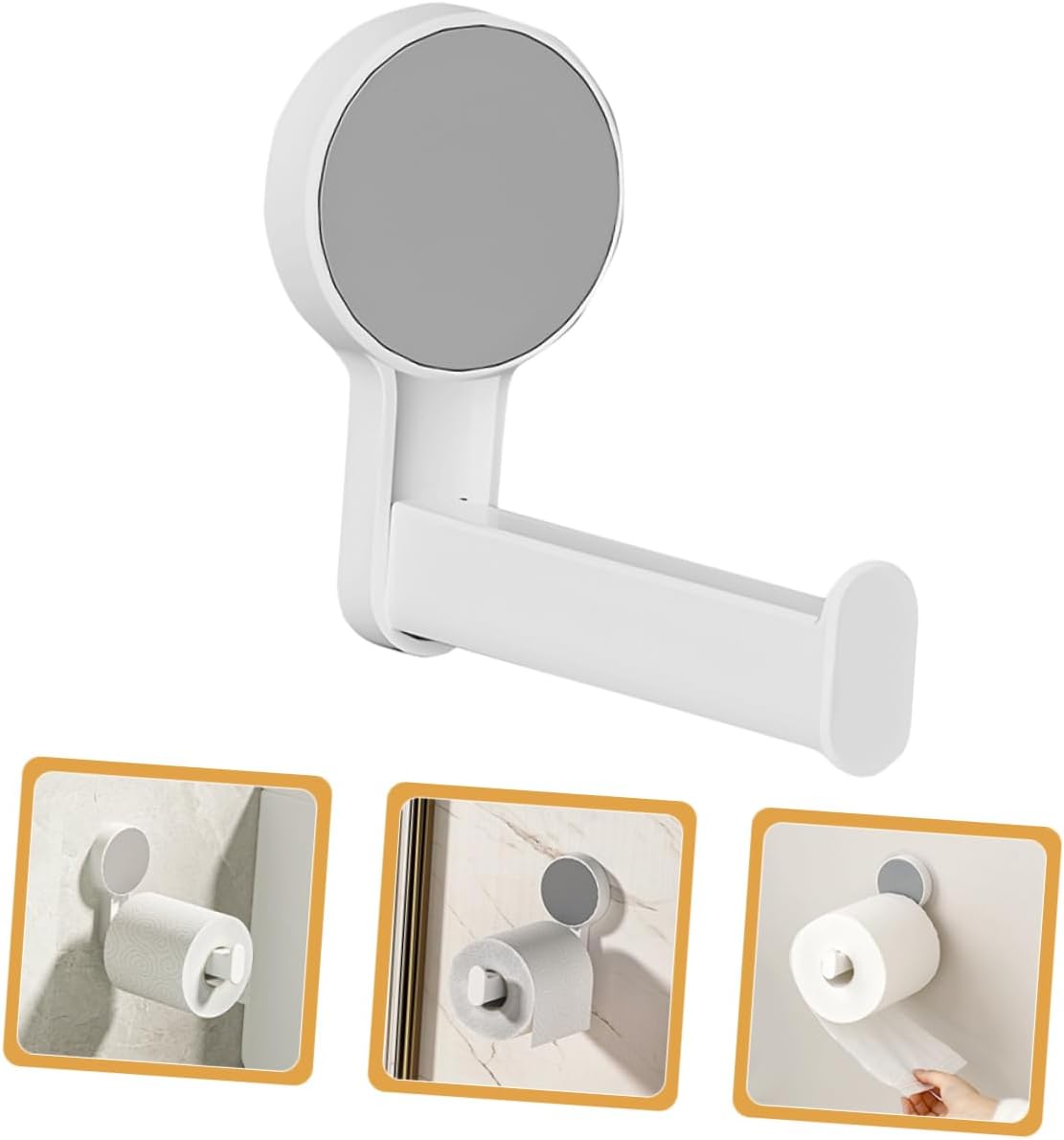 Homoyoyo Space-Saving Toilet Paper Holder Wall Mount 1