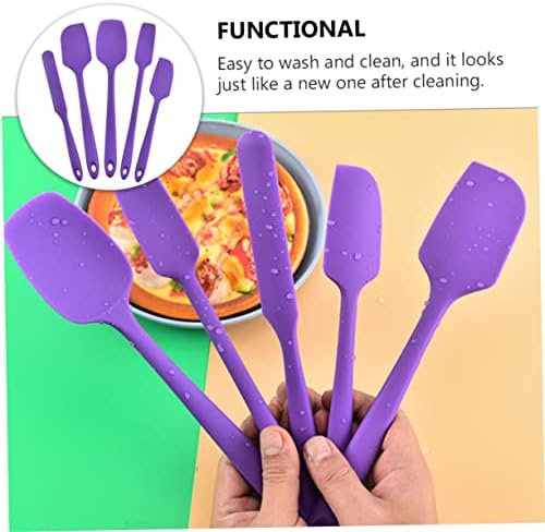 KICHOUSE 5pcs Silicone Spatula Baking Tool Set 1