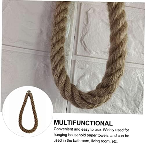 Vaguelly Rope Toilet Paper Holder Wall Mount Decor