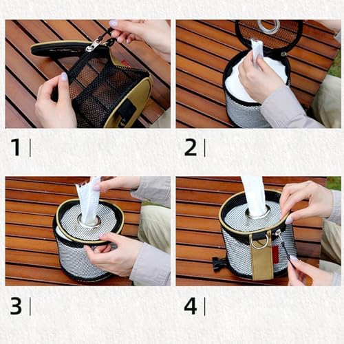 Camping Toilet Paper Holder for Car Wall