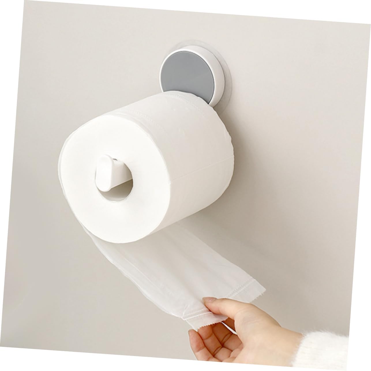 Homoyoyo Space-Saving Toilet Paper Holder Wall Mount 1