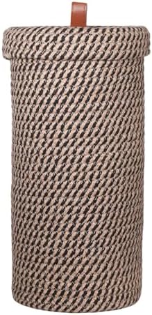 Luxury Little Toilet Paper Holder 3 Rolls Black Jute