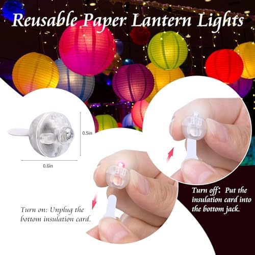 100PCS Waterproof Mini LED Balloon Lights Multicolor