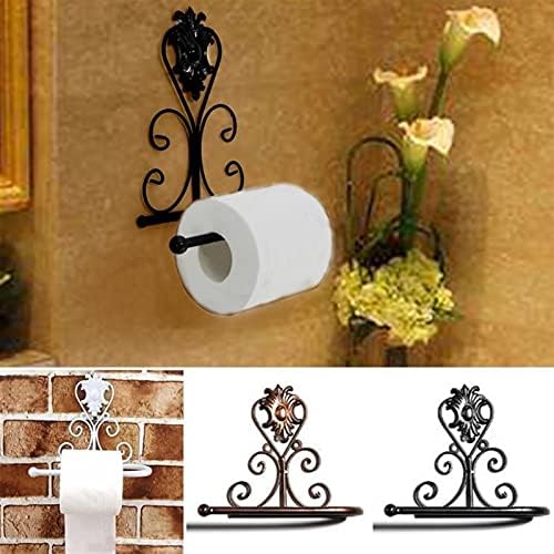 YAOLUU Toilet Paper Holder Retro Iron Style 1