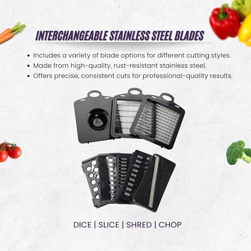 Silverdome 14-Piece Vegetable Chopper Set