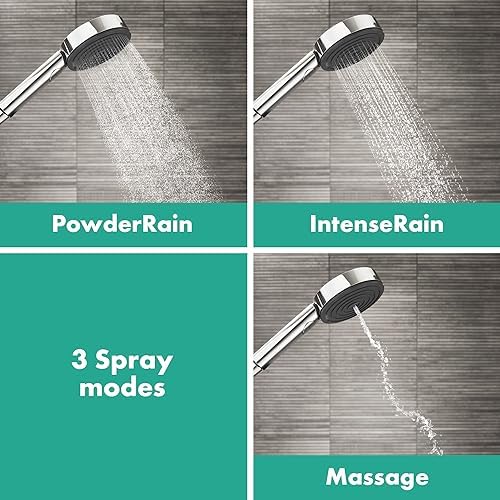 Pulsify S 6-inch Handheld Shower Head Set Modern Round Intense Smooth