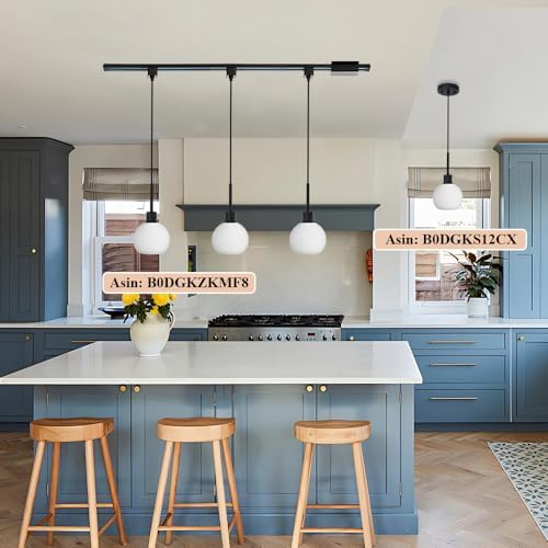 WINSHEN Black H-Type Track Pendant Light