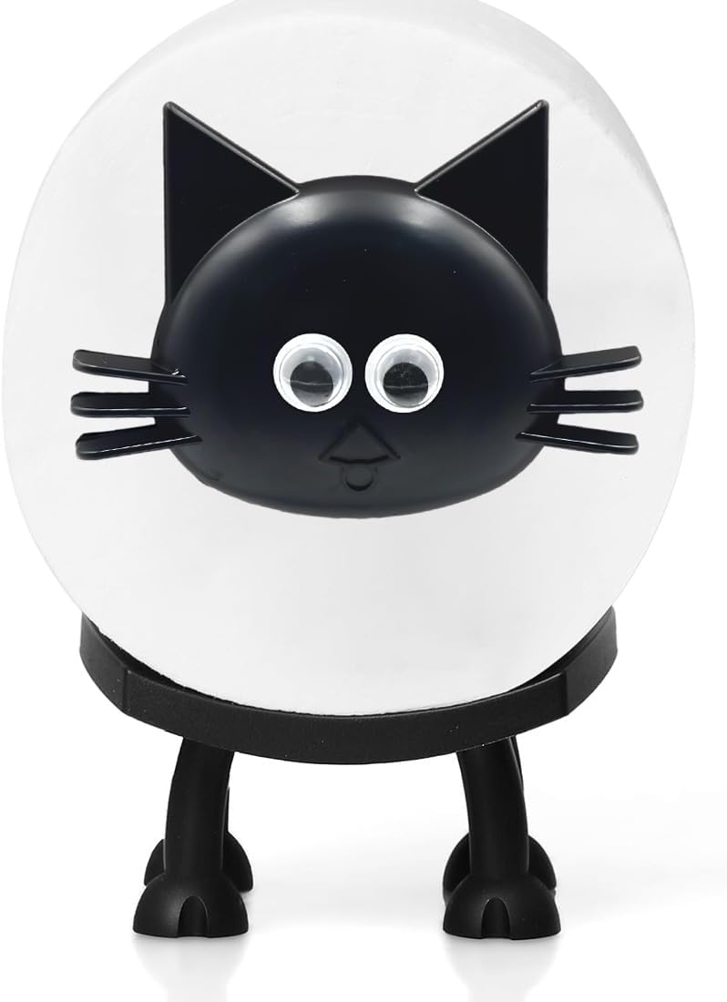AKLOZYX Cat Toilet Paper Holder - Playful Bathroom Decor 1