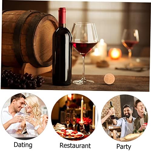 4 Pcs Yellow Wooden Wine Bottle Stopper Tiki Kit