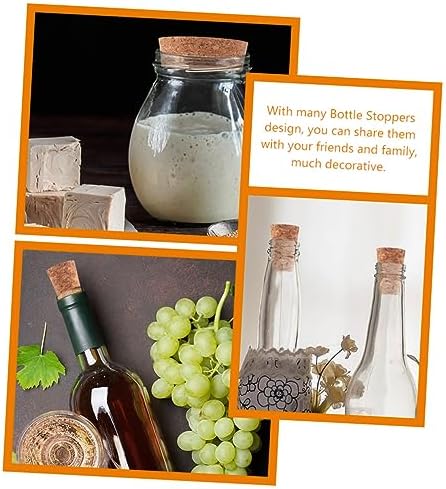 SHOWERORO 50pcs Wine Bottle Stopper Cork Kit