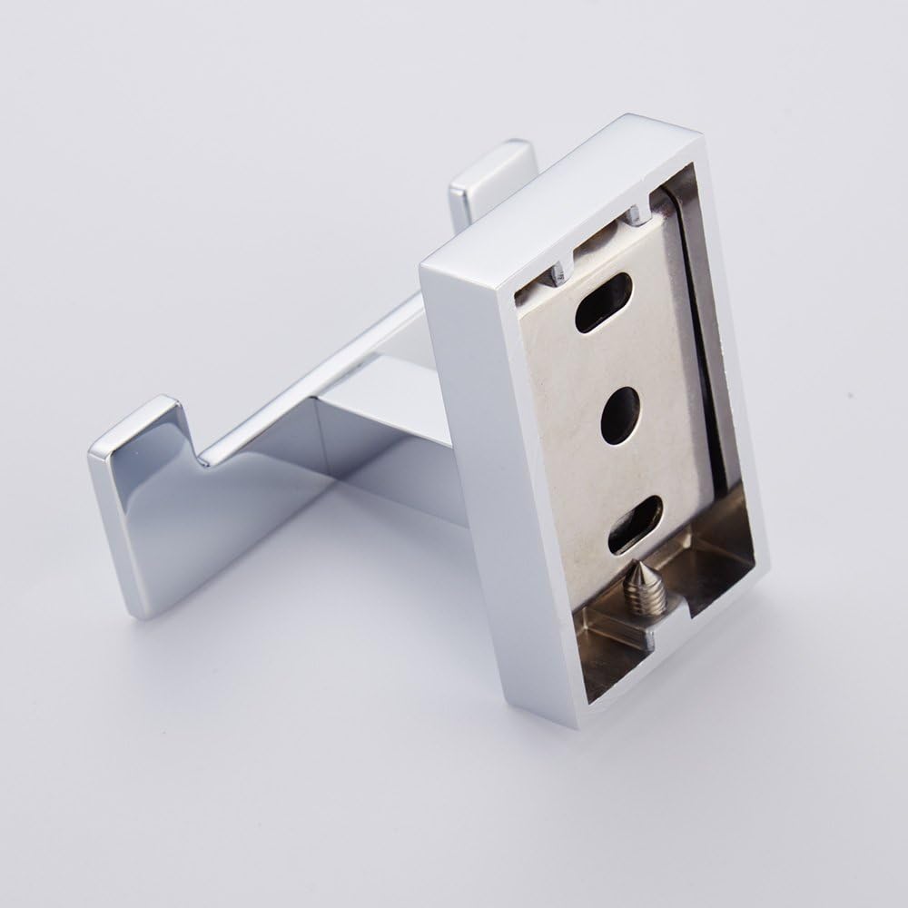 AUSWIND Chrome Brass Square Towel Hook with Lifetime Warranty