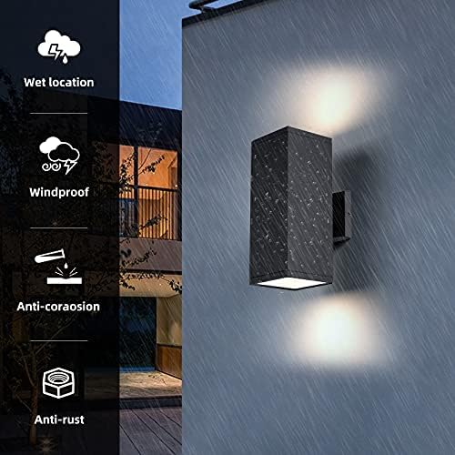 Modern Outdoor Wall Light - Aluminum Sconce Waterproof Porch Mount