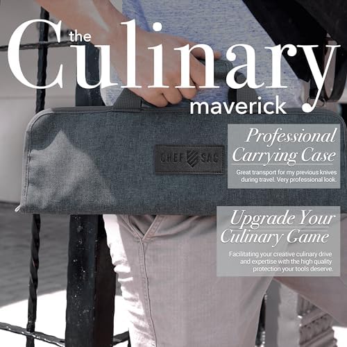 Chef Sac Chef Knife Roll Bag with 8 Pockets and 2 Flaps 1