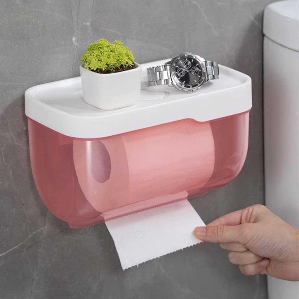 Waterproof Toilet Paper Holder Gray S Self Adhesive
