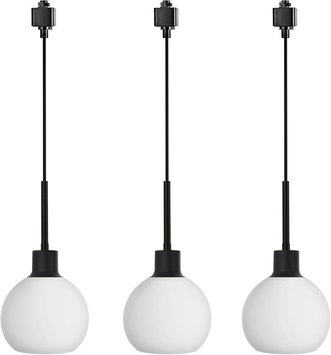 WINSHEN Black H-Type Track Pendant Light