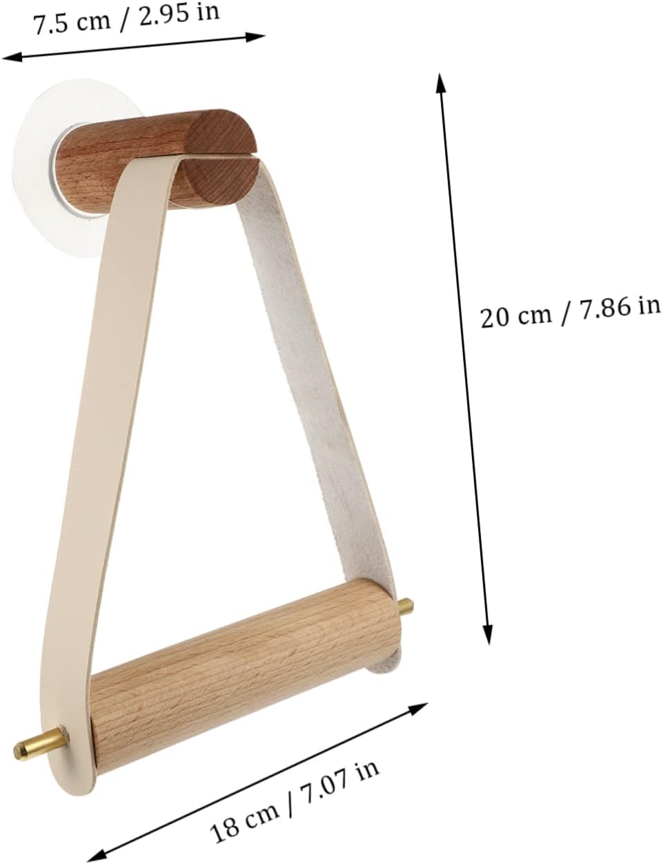 Toilet Paper Holder Wall Mount Storage Rack Durable Space Saving