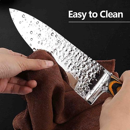 KroWallu 15-Piece Knife Block Set with Sharpener 1