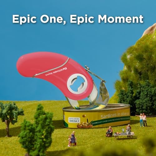 Kitchen Mama Epic One Multifunction Opener - Red