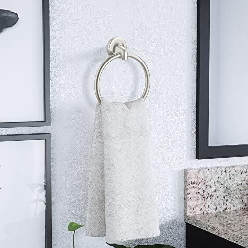 Design House 558155 Alta Bay Towel Ring Brushed Nickel 1