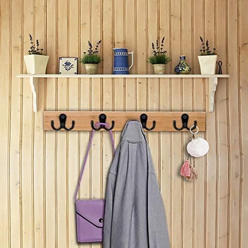 VIPERMARK 6 Pcs Double Prong Robe Hooks 1