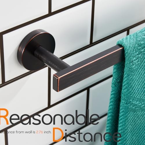 16 Inch Modern Towel Bar Oil Rubbed Bronze
