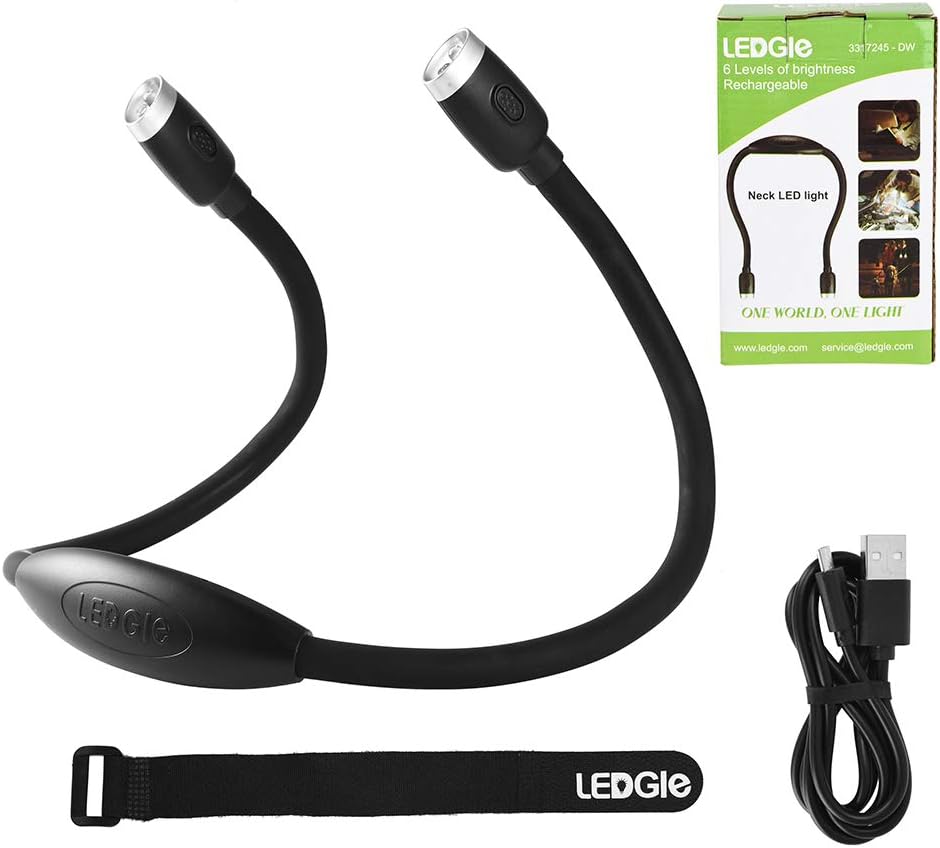 LEDGLE Updated Neck Light for Reading Knitting and Repairing