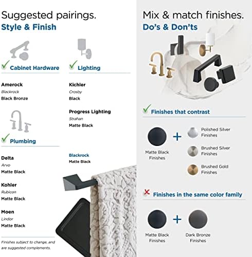 Perfect for creating a modern elegant bathroom look