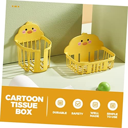 2Pcs Wall Mounted Toilet Paper Holders Decorative