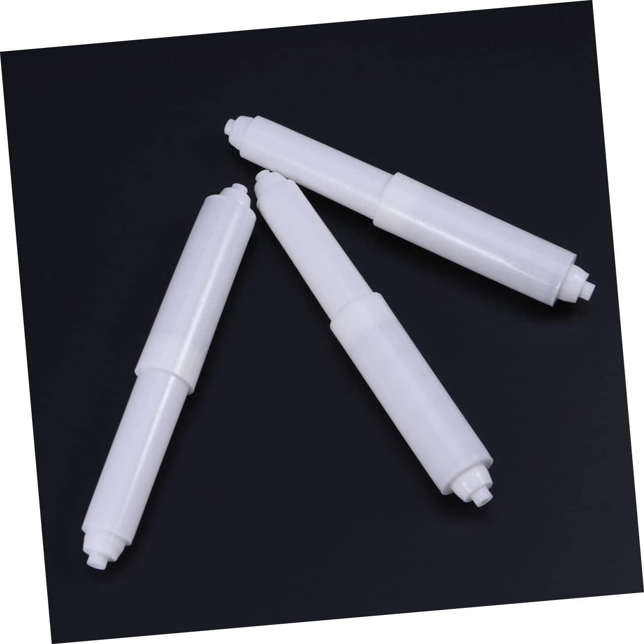 10pcs Plastic Toilet Paper Roll Holder with Spring Load